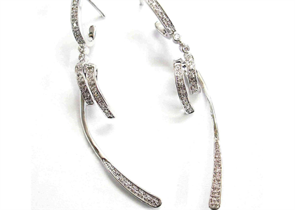 White Gold Plated | Fashion Earrings